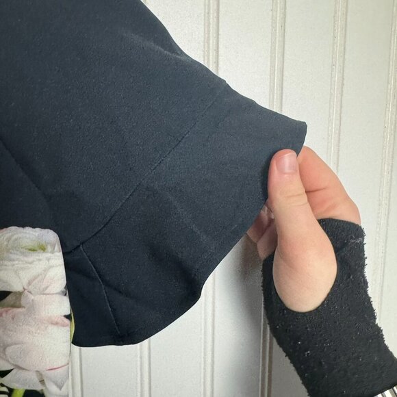 Victoria Beckham For Target Black Floral Slightly Crop Top Size XL G26 - Picture 7 of 8